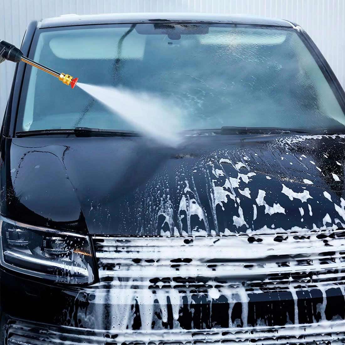 Hidrolavadora portatil 2 baterias - Lava tu auto en cualquier lugar sin enchufe ni conexión fija