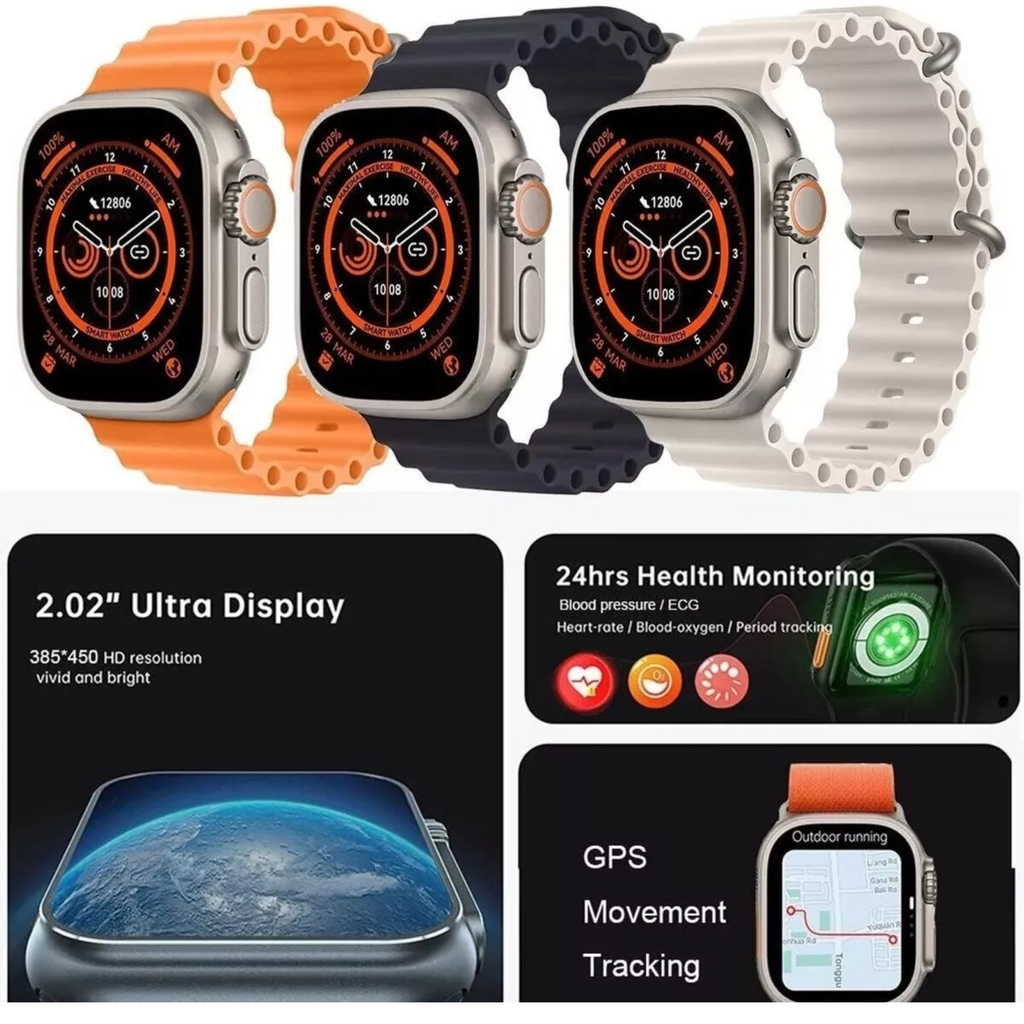 Kit Smartwatch Audifonos Power Bank